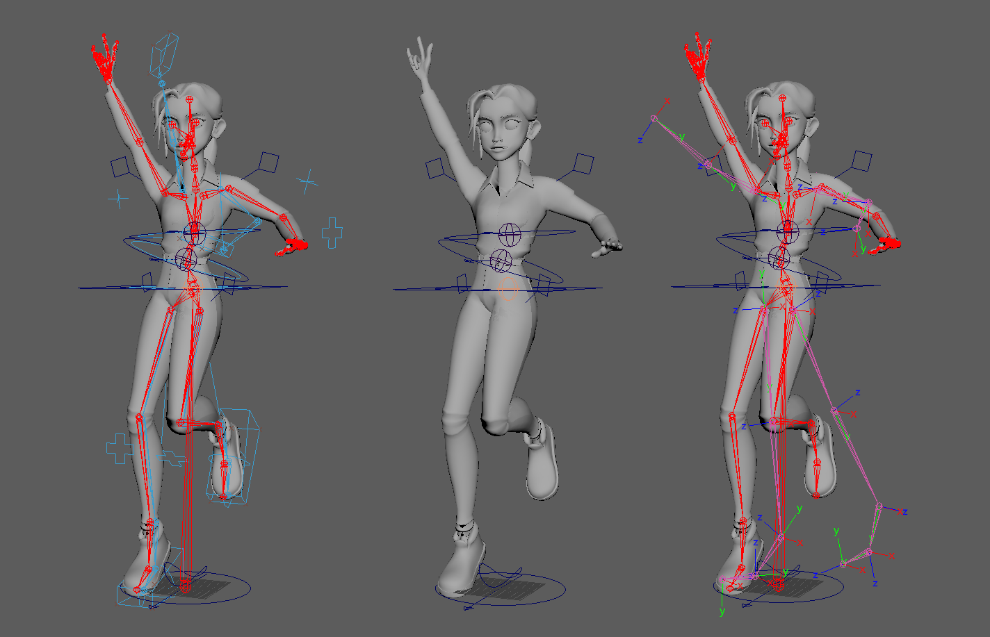 [Rigging/Maya] Character Rigging Practice